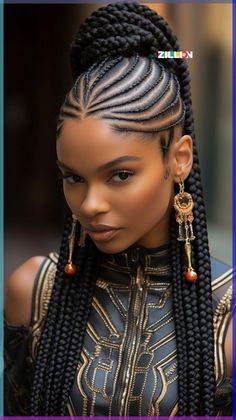 Easy Hairstyles | Tips en Instagram: “yes or no? 😍😍 (via: @academiedecoiffure ) No Copyright Infringement Intended • For the owners, if you don’t want your video to be posted…” Abroad Fashion, Hairstyles For Black Women Cornrows, Black Women Cornrows, Women Cornrows, Cornrows Braids For Black Women, Braided Hairstyles For Black Women Cornrows