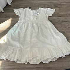 Nwt Lemon & Lucy Cream Dress Button Up Back Size 6 Chest 14 Length 28 From A Smoke-Free Home All Items Shipped Within 24 Hours Girls White Dress, Button Dress, Cream Dress, Kids' Dresses, Halloween Costume, Halloween Costumes, Girls Dresses, Button Up, Lemon