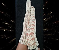 Thigh High Crochet Pattern, PDF File Only by MartimaAtanCrochet on Etsy Crochet Knee High Socks, Crochet Thigh High, Crochet Thigh High Socks, Horror Crochet, Goth Crochet, Lingerie Crochet, Lingerie Pattern, Skull Socks, Goth Leggings