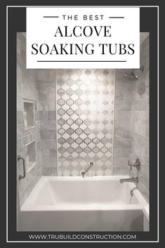 the best alcove soaking tubs