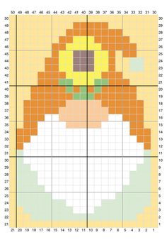 an image of a cross stitch pattern that looks like the princess aurora from frozen water