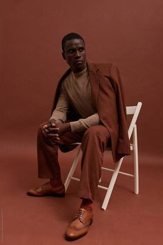 "Man In Suit Sitting On Chair" by Stocksy Contributor "Javier Díez" - Stocksy Man In Suit Sitting, Man Sitting On Chair, Sitting In Chair, Man In Suit, Sitting Chair, Chair Pose, Man Sitting, Person Sitting