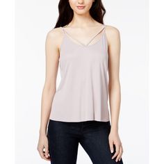 This Bar Iii Tank Top Is Guaranteed Authentic. It's Crafted With 75% Modal/25% Polyester. Strappy V-Neck Sleeveless Machine Washable Imported Floral Lace Tank Top, Strappy Tank Top, Chiffon Tank Tops, Layered Sweater, Strappy Tank Tops, Black Sleeveless Top, Tank Top Straps, Peplum Styles, Sweater Tank Top