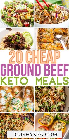 20 cheap ground beef keto meals that are easy to make and ready in less than 30 minutes