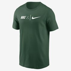 It's your game. Show it the love it deserves in this sweat-wicking Nike golf tee. Nike Graphic Tees, Golf Tshirt, Shirts Nike, Golf Tee, Nike Shirt, Golf Tees, Golf T Shirts, Green Style, Birthday List