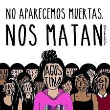 a poster with words written on it that say no aprecemos muertas, nos matan