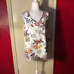 Beautiful Sleeveless Pullover Floral Top! New With Tags Never Worn! Feel Free To Ask Me Any Questions! Floral Sleeveless Top, Sleeveless Pullover, Floral Tops, Chelsea, Blue And White, Womens Tops, Floral, Blue, Women Shopping