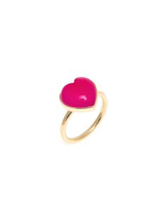 Chalcedony 18K Yellow Gold Stone Carat: 5ct Size: 12mm Designed & Handmade US & Brazil SIZING GUIDE - CLICK HERE Pink Heart Ring, Pink Heart Rings, Pink Chalcedony, Cool Wedding Rings, Gold Stone, Artistic Jewelry, Pink Heart, Earings Piercings, Jewelry Branding