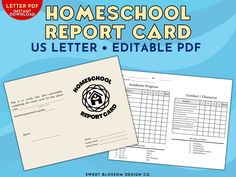 the homeschool report card is shown