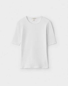 By definition you can't live without this rib tee. Cut in an ultra flattering slim fit and knit from organic cotton with an added touch of stretch to move around in. Essential. rag & bone Women's Rib Cotton T-Shirt | White, XL (also in XXS,XS,S,M,L). Fine Knit Stretch T-shirt For Spring, Ribbed Crew Neck Top With Minimal Stretch, Fine Knit Crew Neck Top With Minimal Stretch, Everyday Ribbed Stretch Tops, Everyday Stretch Ribbed Tops, Spring Fine Knit Stretch T-shirt, Stretch Fine Knit Crew Neck T-shirt, Stretch Ribbed Tops For Layering, Stretch Ribbed Crew Neck Knit Top