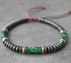 Product type : Beads Bracelet Material: Alloy & Stone Handmade Hematite Beaded Bracelets, Bohemian Hematite Beaded Bracelets As Gift, Diy Bracelet Ideas, Bead Bracelet Ideas, Mens Bracelets, Beading Jewelery, Necklace Antique, Mens Beaded Bracelets, Hematite Beads