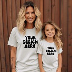 Mommy and Me Mockup Bella Canvas White Shirts Mock Up Matching Shirt Mom Daughter Mockups Mama Model Mocks Ups 3001 Y 3001Y T-shirts Tees Instant Digital Download ⭐ Note: This is a DIGITAL product, so no physical item will be shipped.⭐  𝗠𝗢𝗖𝗞𝗨𝗣 𝗗𝗘𝗧𝗔𝗜𝗟𝗦  1️⃣ High Resolution 300 DPI JPG Image 📸 ❌ No watermarks, text, or graphics on your download 🛍️ ⚡ Easy-to-use with editing software like Canva, GoDaddy Studio, Photoshop, PicMonkey, and more 💻 📜 FILE LICENSE USAGE AGREEMENT: 🚫 Absolutely no re-selling of any digital files in any manner. 🚫 Sharing, claiming as your own, gifting, leasing, transferring, assigning, or giving away the image is strictly forbidden. 🚫 The digital download cannot be used to promote anything related to mockups and photography. 🚫 Due to the digital White Tshirt Mockup, Mommy And Me Shirt, Mom Daughter, Tshirt Mockup, Toddler Tees, Shirt Mockup, White Shirts, Matching Shirts, Your Design