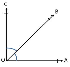 a line that is perpendicular to the ground