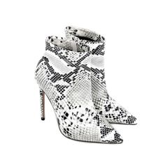 US$55.00 Snake Print Pointed Toe Party Heels, Pointed Toe Snake Print Heels For Party, Snake Print Pointed Toe Heels For Party, Fall Snake Print High Heels, Trendy High Heel Snake Print Heels, Chic Snake Print Heels, Booties For Women, White Fur, Snake Print