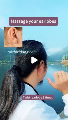 Taichi Zidong on Instagram: "https://taichizidong.com
Specific exercise improve symptoms, daily full-body exercises remove root causes.

240927-Massage your earlobes.
Twist earlobe 3 times and pull down 3 times.
1. Improve brain circulation and relieves dizziness.
2. Prevent stroke.
3-5 minutes every morning.

Keep practicing and you will improve.

The body is an intelligent system and we must learn to use it correctly. If you don't have time to study, it is recommended that you practice the following courses, they are very simple and effective: 

1.56mins Daily Routine • Full Body Practice (improve physical fitness and clear the meridians throughout the body) 
2. 60mins Acupoint Vibration • Full Body Patting (stimulate life energy and enhance self-healing power) 
3. 18mins Wakeup Routine Liver Qi Stagnation, Lung Meridian Yin Yoga, Chi Gong Qigong Exercise, Chi Energy Exercises, Body Practice, Qi Gong Exercises Videos Qigong, Time To Study, Keep Practicing, Life Energy