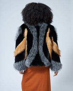 Make a statement this season with our Multi Panel Faux Fur Jacket. Crafted from luxurious faux fur, this long-sleeve piece will elevate any outfit to glamorous new heights. Jumpsuit Jacket, Faux Fur Jacket, Outerwear Coats, Jacket Sale, Fur Jacket, Sweater Skirt, Jacket Tops, Skirt Pants, Summer Collection