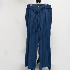 Wide Leg Paperweight Denim Pants Casual Chic Great For Summer With Waist Tie Size 20w By G.I.L.I. In Medium Wash High Waist Timeless Classic Fashion Trend 2024 Minimalist Versatile 2 Buttons, 2 Front Pockets, 2 Back Pockets Wide Leg Wide Leg Jean Tie Waist Chambray Paperweight Jeans High Waist High Rise Medium Wash Soft Lightweight Timeless Classic Minimalist Summer Summer Fashion Summer Jeans Timeless Classic Dressy Jean Fashion Trend Fashion Trend 2024 Versatile G.I.L.I. Plus Size Plus Size Fa Light Indigo Denim Pants For Spring, Spring Light Indigo Denim Pants, Denim Blue Wide Leg Jumpsuit, Indigo Mid-rise Denim Bottoms, High-waist Light Indigo Denim Bottoms, Wide-leg Denim Blue Pants, Indigo Wide Leg Jeans For Spring, Spring Wide Leg Indigo Jeans, Indigo Full Length Pants For Spring