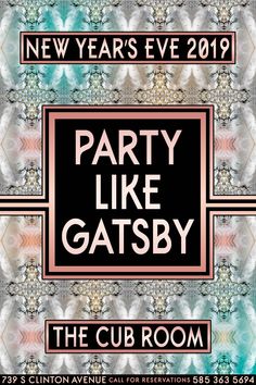 the new year's eve party like gatsby