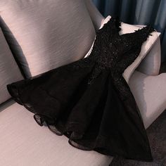 of girl | Black v neck lace short prom dress, lace evening dress | Online Store Powered by Storenvy Homecoming Dress Short, Black Party Dresses, Beauty Dress