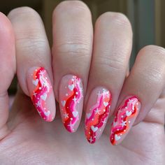 Simple Nail, Glam Nails, Art Pink, Funky Nails, Nail Art Inspiration