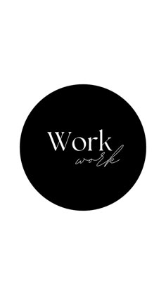 a black and white photo with the word work on it