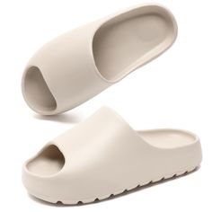 PRICES MAY VARY. 【Premium Quality EVA Material】:These Pillow Slides for women made from high-quality EVA material, these cloud slides for women,which are both comfortable and durable, ensuring long-lasting use. 【Quick-Drying and Non-Slip】: Perfect for indoor and outdoor use, these shower shoes are designed to dry quickly, while women's slides non-slip design provides enhanced grip and stability. 【Comfortable and Noiseless】: These womens slides,which offer a soft and cushiony footbed for maximum Pillow Slides, Cloud Slides, Shower Shoes, Garden Shoes, Men Slides, Slides For Women, Black Slides, Mens Slides, Slippers Cozy