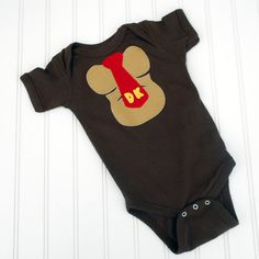 Great baby Shower Gift  READY TO SHIP Donkey by LindaSumnerDesigns, $14.00 Cute Brown Cotton Onesie, Brown Fall Onesie For Playtime, Brown Onesie For Playtime In Fall, Fall Playtime Brown Onesie, Mothers Of Boys, Nerdy Baby, Great Halloween Costumes, Donkey Kong, Babies First Year