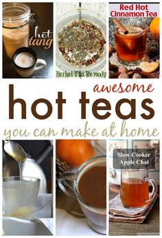 hot teas can make at home