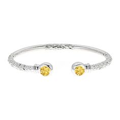 This bangle can will be fabulously personalized with your birthstone. This solid sterling silver bangle features beautiful rounded ends which embrace your birthstone. These are sure to be a hit in any season! A perfect gift! - MADE IN USA - Solid .925 Sterling Silver - Bright and Shinning CZ Stones - This bangle weights approximately 35 grams. Weight varies depending of the size. - This listing is for one bangle only. - Bangle Thickness is approximately 4 mm. West Indian Bangles, Bangles Indian, Sterling Silver Bangle, Jewelry Personalized, Sterling Silver Bangles, Silver Bangle, Silver Bangles, Cz Stone, Gold Bangles