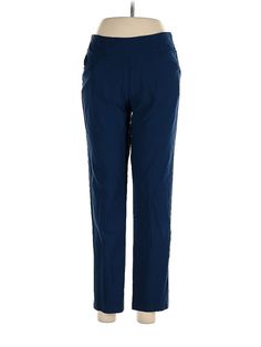 N Touch Casual Pants Size: 6 Blue Bottoms - used. 76% RAYON, 20% NYLON, 4% SPANDEX, Cropped, Solid, High Rise | N Touch Casual Pants - High Rise: Blue Bottoms - Size 6 Casual Blue Ankle-length Work Pants, Mid-rise Blue Dress Pants For Spring, Blue Mid-rise Dress Pants For Spring, Casual Blue Mid-rise Dress Pants, Blue Ankle-length Work Pants, Casual Pants, Womens Bottoms, Women Handbags, High Rise