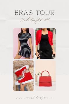 Red eras tour outfit, eras tour outfit red, eras tour outfits red, eras tour outfit ideas red, red taylor swift, red aesthetic, red taylor swift outfits #erastour #taylorswift #erastouroutfit #redoutfit #erastourred Red Inspired Outfits, Outfits Inspired By Taylor Swift, Outfit Red, Aesthetic Red