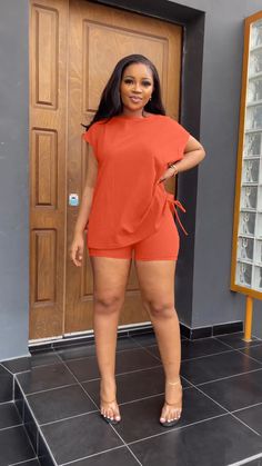 Cheap Playful Short Sets, Chic Short Tops At Cheap Price, Cheap Casual Mini Length Sets, Affordable Short Sets For Spring, Trouser And Top For Ladies, Two Piece Outfits Pants, Two Piece Outfits Shorts, Two Piece Shorts Set, 2piece Outfits