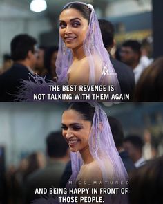 an image of a woman smiling and wearing a veil with the caption, i miss happy in front of those people