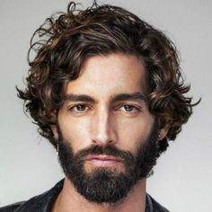 Lab Design, Wavy Hair Men, Haircuts For Wavy Hair, Haircuts For Curly Hair, Corte De Cabelo Masculino, Hairstyles For Men, Curly Hair Men, Long Hairstyles