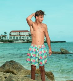 Turn heads in the Cruise Bae men's swim trunks. These colorful and vibrant trunks are just what you need for your next vacay! Colorful floral print men's 3 pocket swim trunks mesh inside lining 100% poly *matching bucket hat sold separately Couples Swimsuits, Bae Couples, Mens Swim Trunks, Poly Bags, Man Swimming, Swim Bottoms, Matching Couples, Pop Up Shop, Swim Trunks