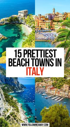 15 Prettiest Beach Towns In Italy Where To Go In Italy, Towns In Italy, Prettiest Beach, Italian Beach, Italy Beach, Rimini Italy, Italian Beaches, Italy Beaches, Beach Towns