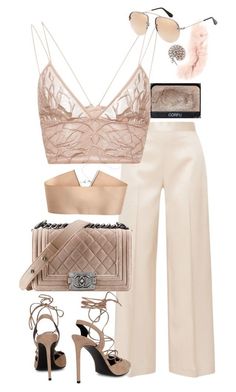 "Untitled #4710" by sheryl798 ❤ liked on Polyvore featuring NARS Cosmetics, The Row, Jonathan Simkhai, Chanel, Alexander McQueen, Yves Saint Laurent and Prada Polyvore Outfits Classy Chic, Angel Outfit, Pastel Outfit, Outfit Chic, Elegante Casual, Cooler Look, Jonathan Simkhai, Looks Chic, Classy Chic