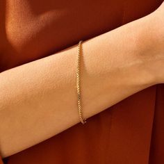 14k Solid Gold Box Chain Bracelet Womens Link Chain - Etsy Classic Rose Gold Box Chain Bracelet, Elegant Adjustable Cuban Link Bracelet With Box Chain, Modern Rose Gold Tennis Bracelet As A Gift, Modern Rose Gold Bracelets With Gold Chain, Modern Rose Gold Bracelet With Gold Chain, Modern Rose Gold Tennis Bracelet For Gift, Modern Rose Gold Tennis Bracelet As Gift, Modern Rose Gold Box Chain Bracelet, Gold Plated Curb Chain Bracelet As Gift