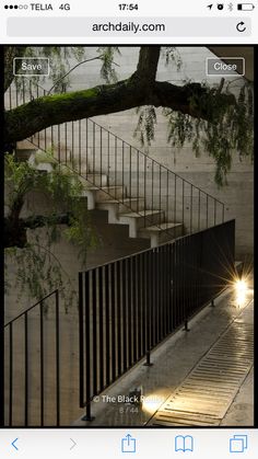 an image of stairs and trees in the rain with text that reads, it's raining