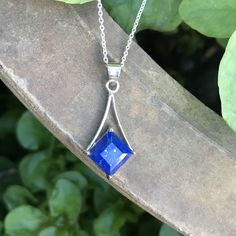 This one of the kind high quality square lapiz lazuli  pendant is special because  - The stone was cut and facted in my studio and there's only one in the square shape - The stone was facted perfectly with shape edges which gives it sparkle ✨  - The item was 100% handmade with high quality Sterling silver Blue Square Necklace Perfect For Gifts, Blue Square Necklace For Gifts, Blue Square Necklace For Gift, Rectangular Lapis Lazuli Jewelry As Gift, Blue Lapis Lazuli Rectangular Jewelry, Lapis Lazuli Pendant, Necklace For Her, Lapis Lazuli Stone, Square Shape