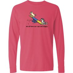 This hibiscus, long sleeve tee, is made of 100% combed, ringspun cotton. All my puppy soft apparel is decorated right here in the U.S.A. Machine wash and dry. Orders ship 3-5 business days after order is placed. Pink Long Sleeve T-shirt With Funny Print, Pink Pre-shrunk Long Sleeve T-shirt, Pink Long Sleeve Pre-shrunk T-shirt, Long Sleeve T-shirt With Funny Print, Relaxed Fit, Long Sleeve T-shirt With Funny Print In Relaxed Fit, Long Sleeve Cotton T-shirt With Funny Print, Relaxed Fit Long Sleeve T-shirt With Funny Print, My Puppy, Soft Clothes