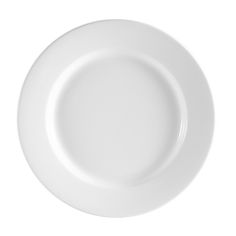 an empty white plate on a white background