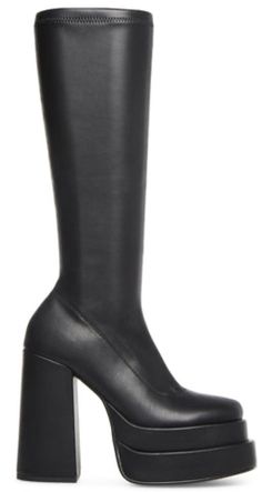 Boots Steve Madden, Platform Boots Women, Branded Shoes For Men, Vegan Leather Boots, Shoe Nails, Steve Madden Store, Skirts And Dresses, Black Platform Boots, Boots Women Fashion