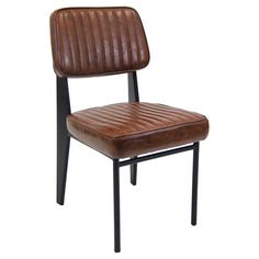 Mid-century Padded Metal Chair Affordable Seating, Black Metal Chairs, Metal Restaurant, Metal Chair, Free Furniture, Restaurant Chairs, Restaurant Furniture, Mid Century Chair, Chair Upholstery