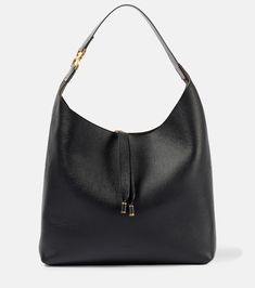 Find CHLOÉ Chloé Marcie Medium Leather Tote Bag on Editorialist. The Chloé Marcie Medium leather tote bag is crafted in Italy from black leather. This tote bag features a top handle, a shoulder strap, a toggle fastening and an internal zipped pocket. It includes a dust bag. The bag is lined in suede and has a medium size. It is made in Italy. Elegant Black Calf Leather Hobo Bag, Black Calf Leather Hobo Bag For Evening, Black Hobo Bag With Palladium Hardware For Business, Timeless Black Hobo Bag For Formal Occasions, Timeless Black Formal Hobo Bag, Black Hobo Bag With Gold-tone Hardware For Workwear, Luxury Black Hobo Bag With Leather Lining, Timeless Black Hobo Bag For Business, Timeless Black Top Handle Hobo Bag