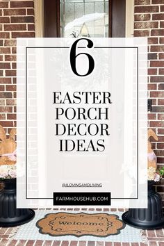 Easter Porch Decor Festive Wreaths, Porch Inspiration