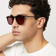 Classic and elegant, our Maxwell XL brings all the style vibes. These frames offer a larger fit and chic rivet details. Polarized Sunglasses, Sunglasses, Black