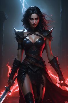 , #Prompt, #Library, #AD, #AI Warrior Outfits Female, Female Warrior Outfit, Gothic Characters, Female Demons, Warriors Illustration, Cat Biting, Warrior Outfit, Dragon Girl, Shadow Photography