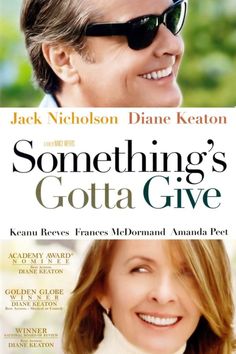 the movie poster for jack and jane something's gota give with two people