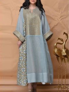 Olivia Mark - Breathable Long-Sleeved Loose Dress with Printed Patterns - Eastern Robe Maxi Dress Outfit, Dress Muslim, Mode Abaya, Muslim Outfits, Women's Robe, Women Long Sleeve Dress, Sleeves Clothing, Abayas Fashion, Loose Dress